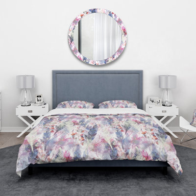 Boho Style Magic - Eclectic Nature Duvet Cover Set - Microfiber Polyester