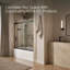Porte de baignoire de dérivation 59,63 "x 59,75" avec technologie CleanCoat Levity-36664198-69281714