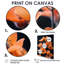 Fleurs de cerisier orange fraîches coupées en orange I - art mural cerisier en fleurs-106123320-134409866