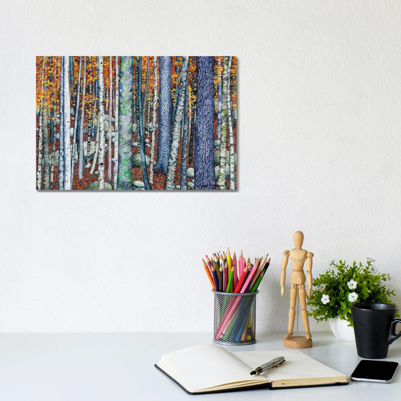 " Sticks And Stones " by Maggie Vandewalle, Unframed, 8" H x 12" W x 0.75" D, No Mat