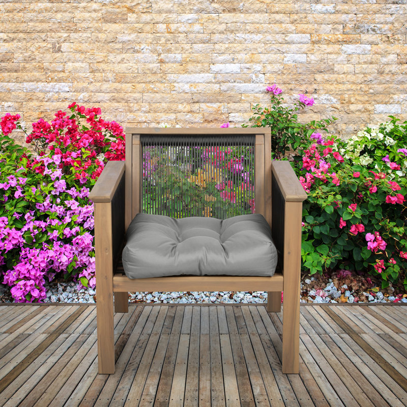 Bergholt Patio Seat Cushion, 19in. W, Moon Mist