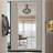 Metal Flat Mirror with Hooks-2110590860