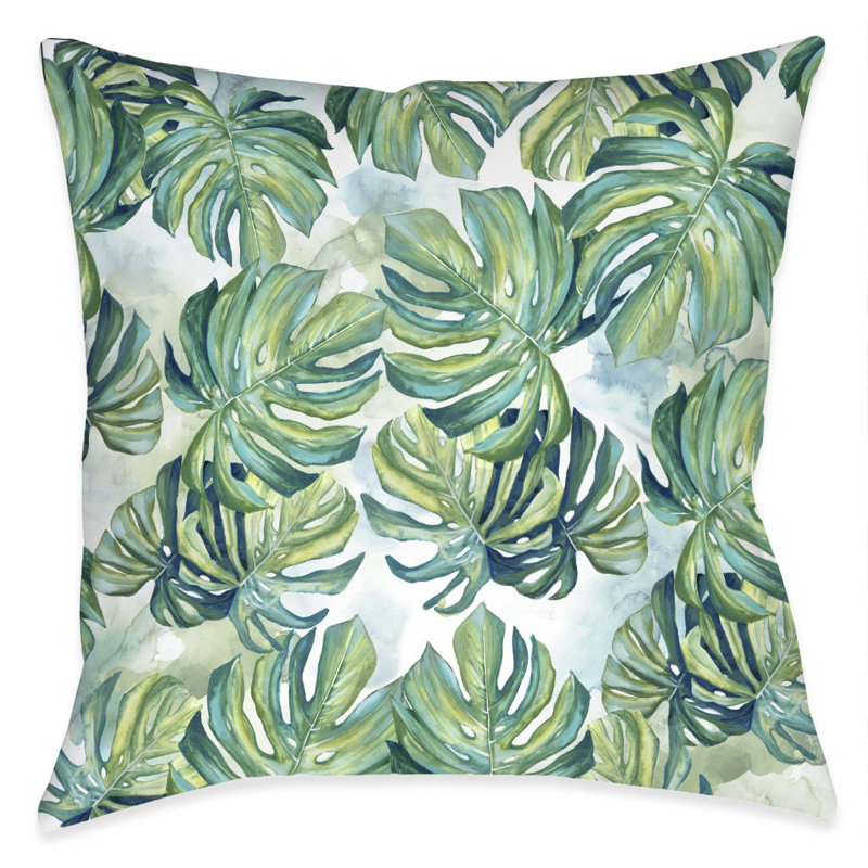 Coussin d'intérieur Flourish Shades Of Green Palms