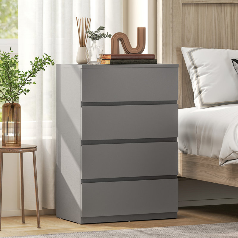 55cm W 4 - Drawer Chest of Drawers, Grey