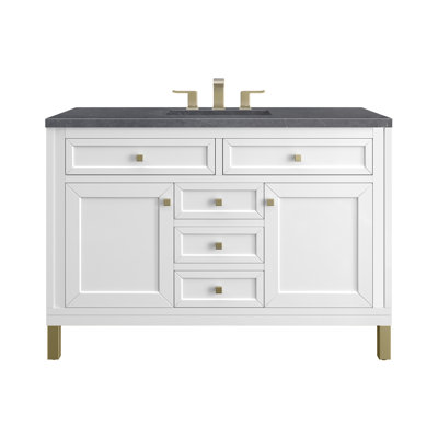 Chicago 48'' Single Bathroom Vanity with Top