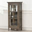 Image couleur solide + bois manufacturé + vitrines