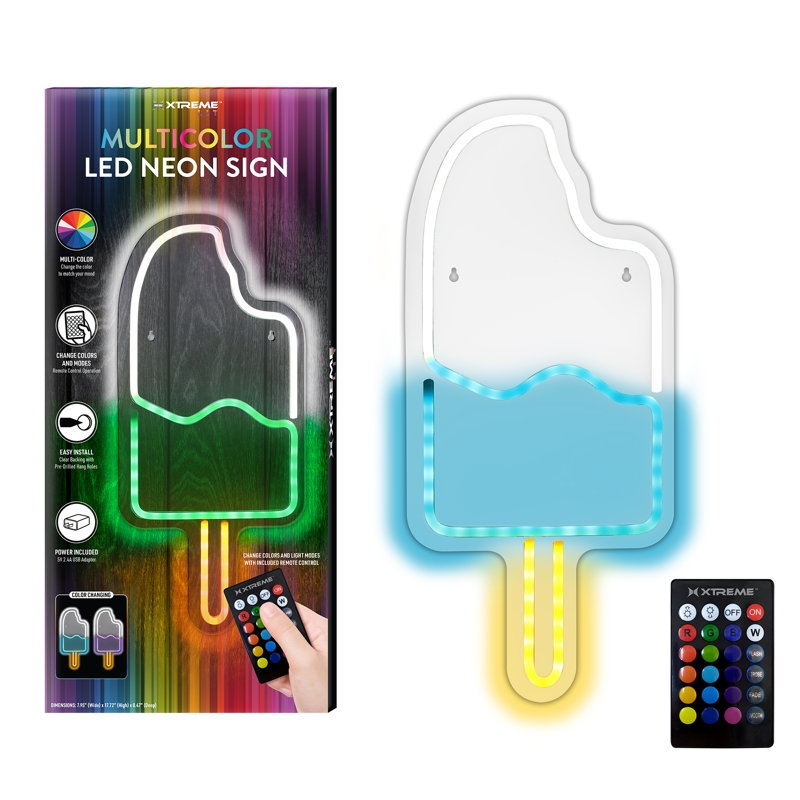 Enseigne lumineuse 17,72 po Ice Cream