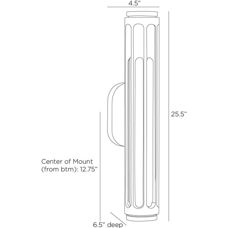 Inset Outdoor Sconce