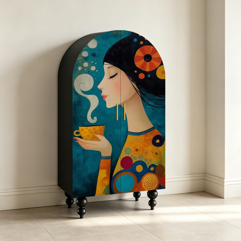 Art light luxury advanced sense home wardrobe
