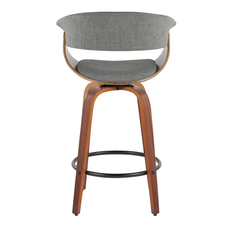 Contemporary Counter Stool, Brun / Noir, Gris