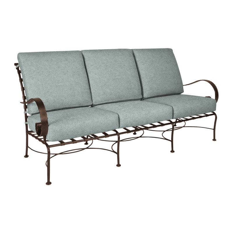Classico Outdoor 3 - Seat Patio Sofa, Copper Creek, Cast Lagoon