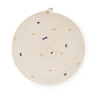 Dessous de plat - Bleu marine / Beige