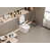 MEJE Luxury One Piece Smart Toilet, Heated Bidet with Dryer and Warm Water, Auto Flush, Auto Open and Close, with Remote Control, Night Light, White