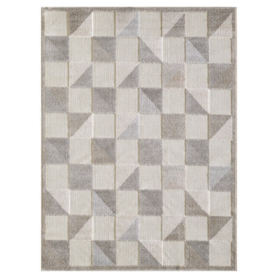 Jacorian Geometric Indoor / Outdoor Rug