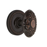 Rope Rosette with Victorian Door Knob