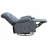 Kneading Massage Rocker Recliner Chair with 4-Point 3D Kneading Massage and Heat-356705662
