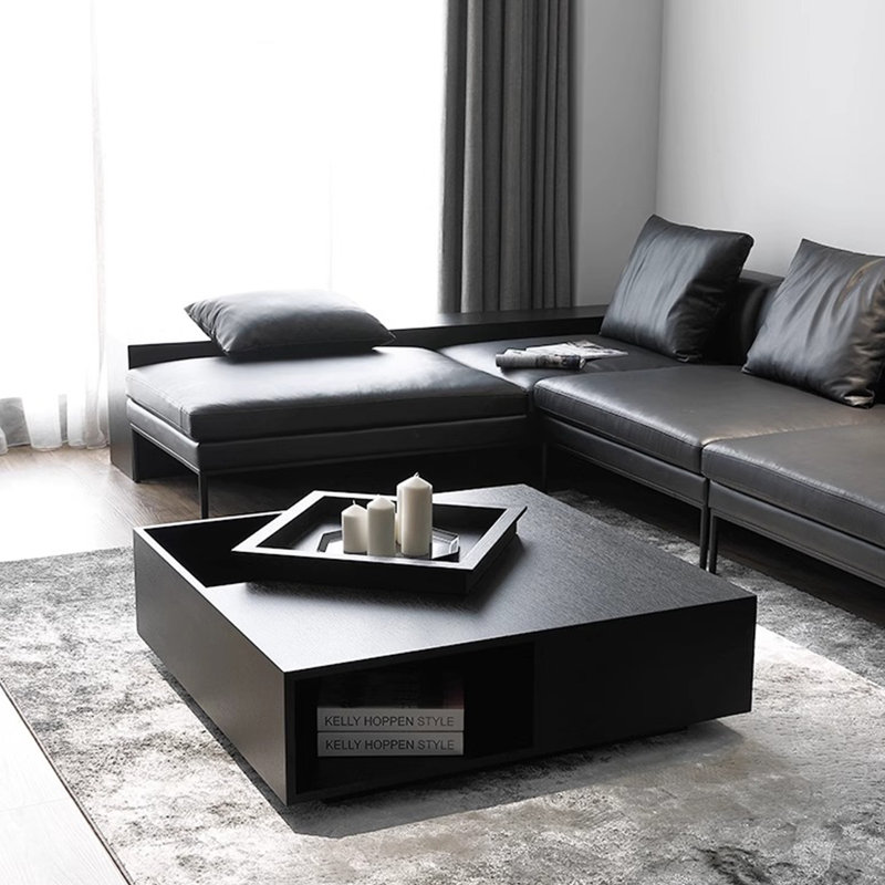 Table basse Nordic, H 13,8 po x L 35,4 po x l 35,4 po
