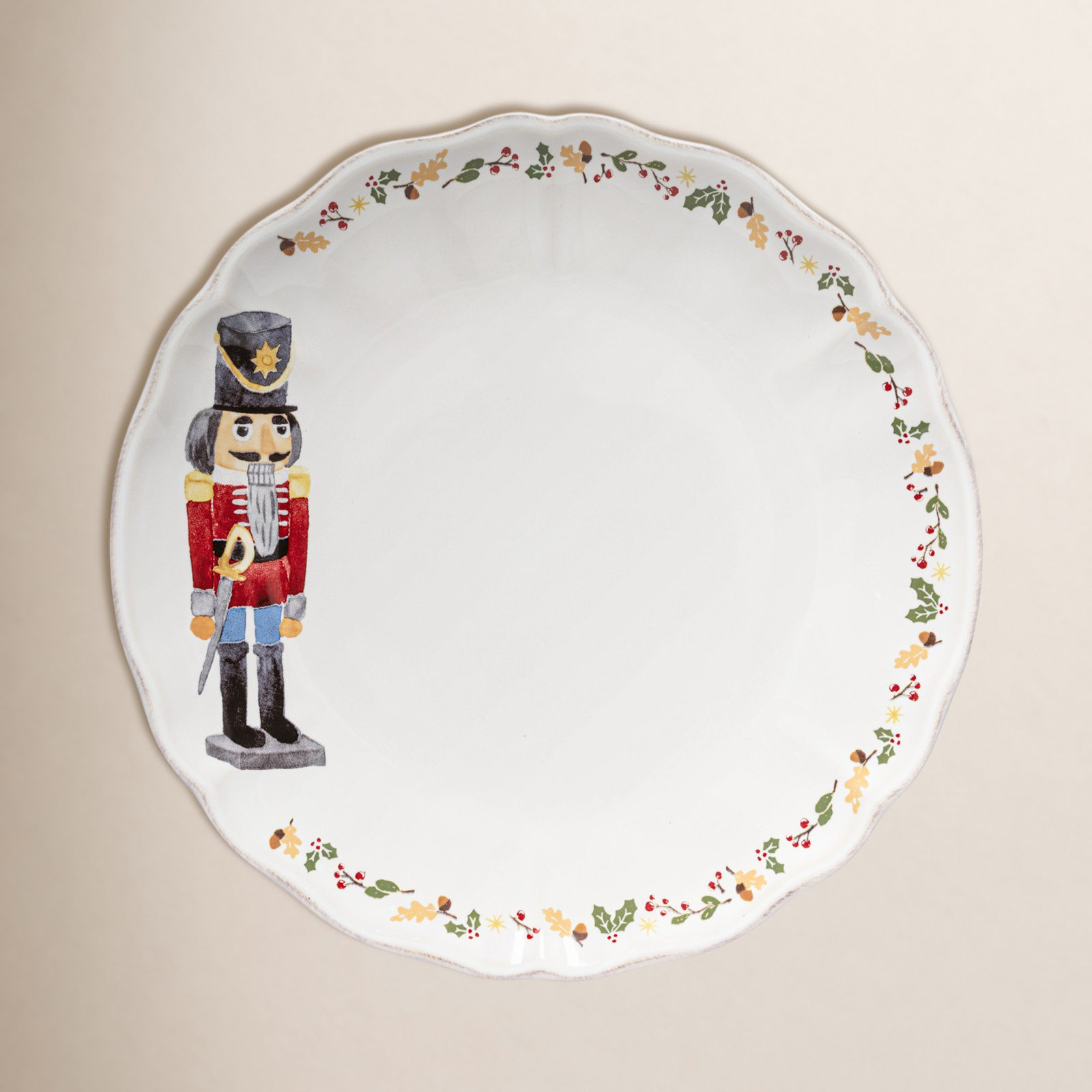Costa Nova Nutcracker Dinner Plate