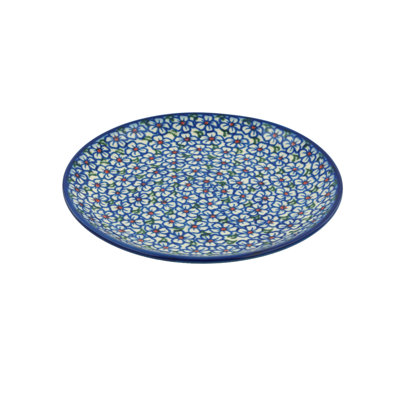 Assiette d’apéritif de poterie polonaise 8 po