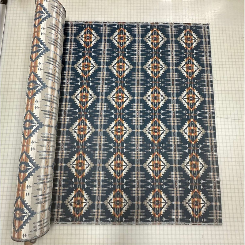 Tissu Wooded River Juniper Mesa Indigo - par la cour