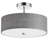 Akyiah Fabric Semi Flush Mount-223047979