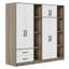 Armoire 6 portes avec 8 tablettes ouvertes-82466772
