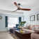 Imen 52" 3-Blades Standard Ceiling Fan with 6-Speed Remote Control