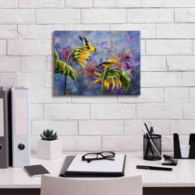 «Red Pinsel Studio» par Sarah Davis, art mural sur toile