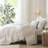 Button Closure Bedding - Organic Cotton, Cotton Comforter Natural, Secure Insert,
