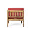 Ensemble de canapé modulaire en bois 2 places Emaan