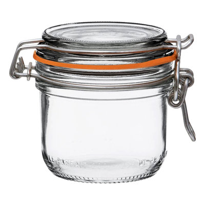 Ensemble 4 pièces de pots de rangement en verre français direct Super Terrine