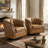 Nixmary Chesterfield Rocker And Swivel Genuine Leather Chair With Nailhead Trims-99343616