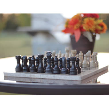 A & E Millwork Handmade Solid Wood Chess