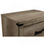Table de chevet de style minimaliste, table de chevet contemporaine, table de chevet en bois pour chambre à coucher, table de bout à deux tiroirs