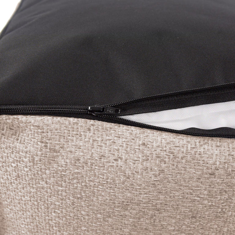 Pouf rond de 20 po de largeur, Sable