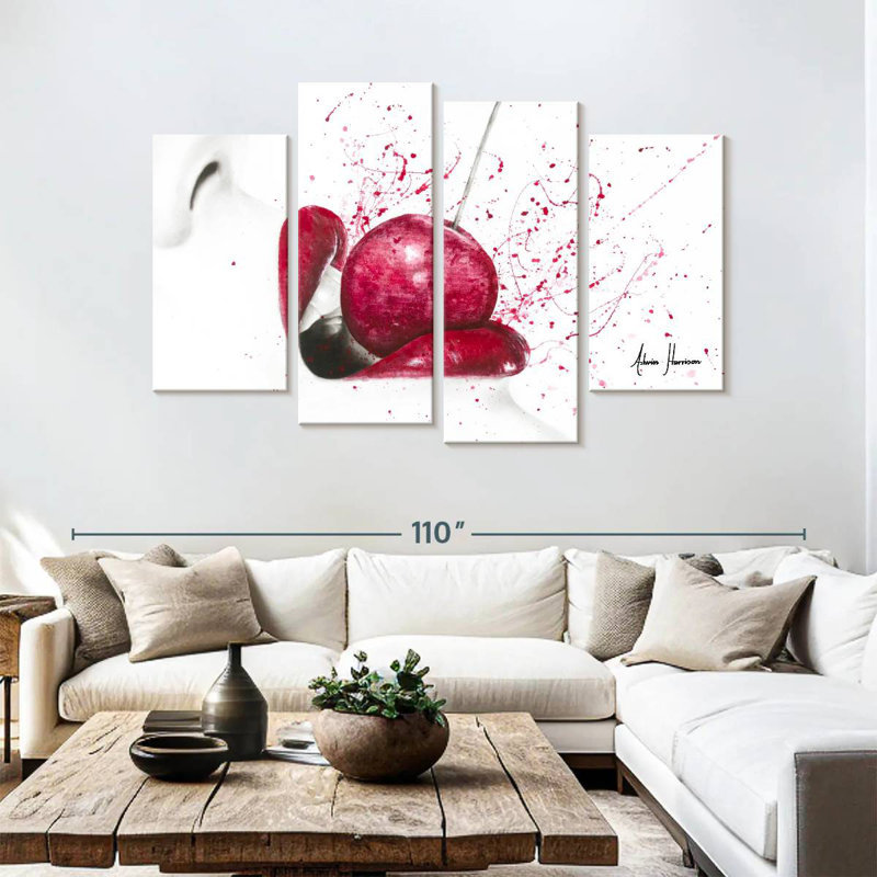 Petite cerise douce de Navette, H 54 po x l 84 po