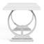 Rena Stainless Steel Trestle Dining Table-1218039799