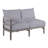 Santa Barbara Teak Left Arm Facing - Oyster-62363243-63326034-70062936