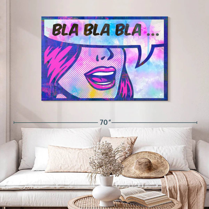 Tergel Bla Bla Bla, 32" H x 48" W