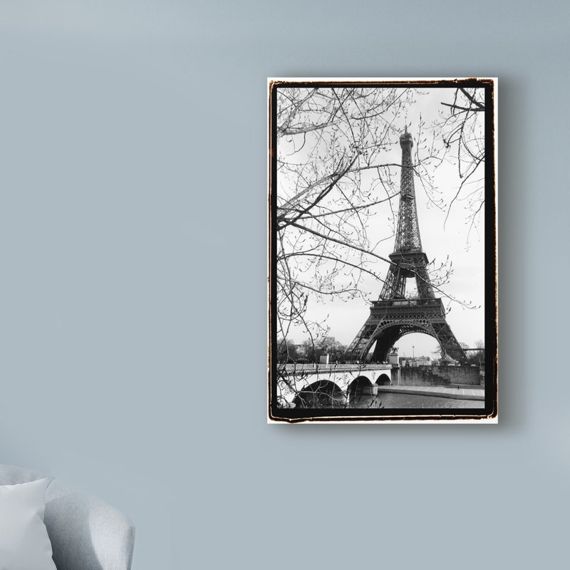 « eiffel tour eiffel the senne river i », reproduction de photo sur toile tendue, H 19 po x l 12 po x P 2 po
