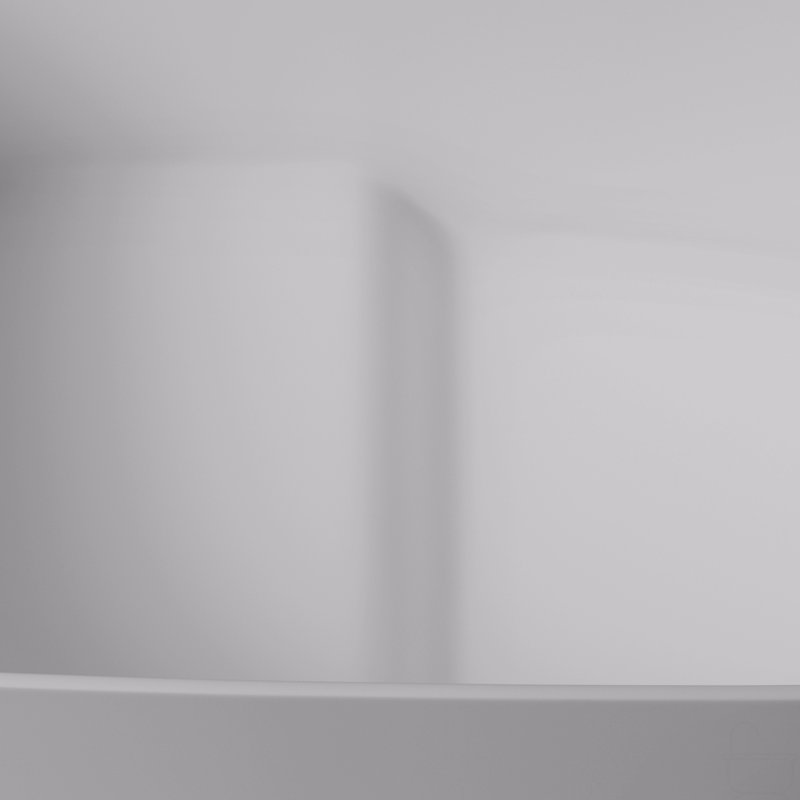 51" Solid Surface Soaking Bathtub