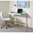Midriaks Writing Desk W/USB Port In Baby Blue & Gold Finish OF00023-1587817992
