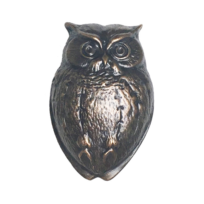 Poignée fantaisie de 2 1/2 po de longueur, Bronze