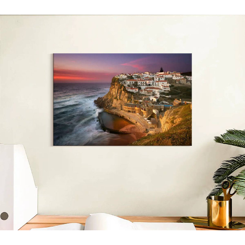 Azenhas Do Mar Coast, 8" H x 12" W