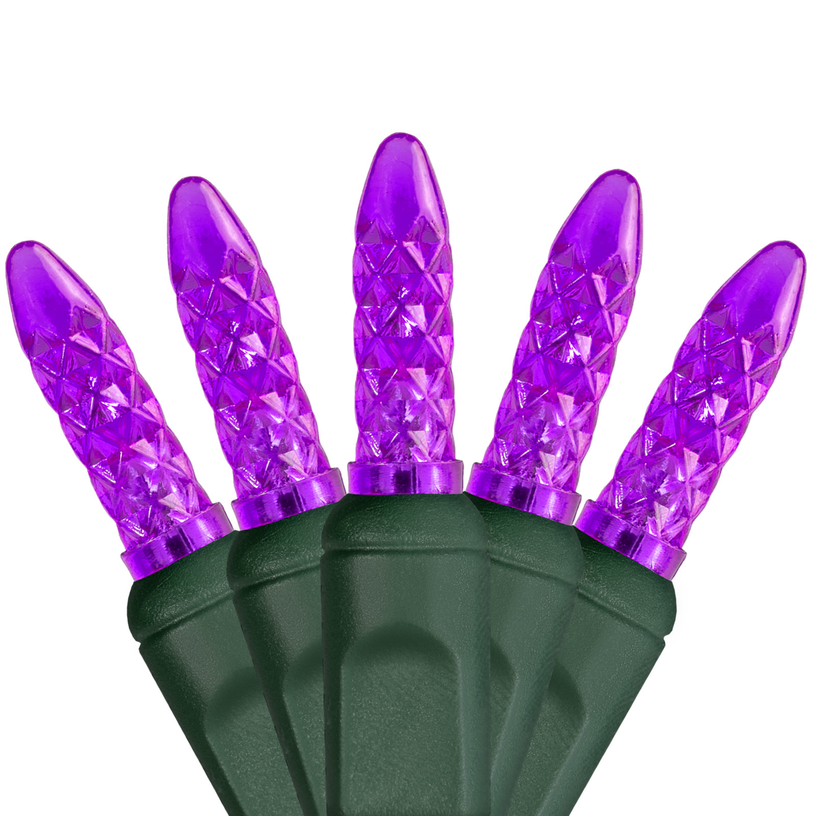 24' 70-Light LED Christmas String Lights, Purple