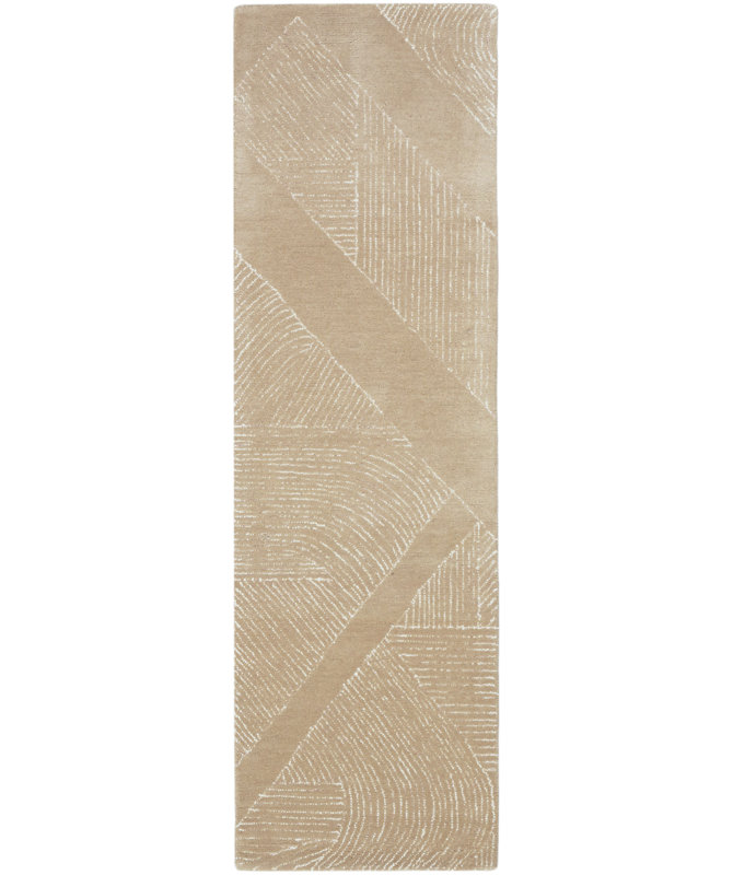 DKNY Pure Patterns 2'3" x 7'6" Camel Modern Indoor Rug, Runner 2'3" x 7'6", Camel