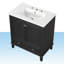 Meuble-lavabo simple 30 po avec plateau Seph