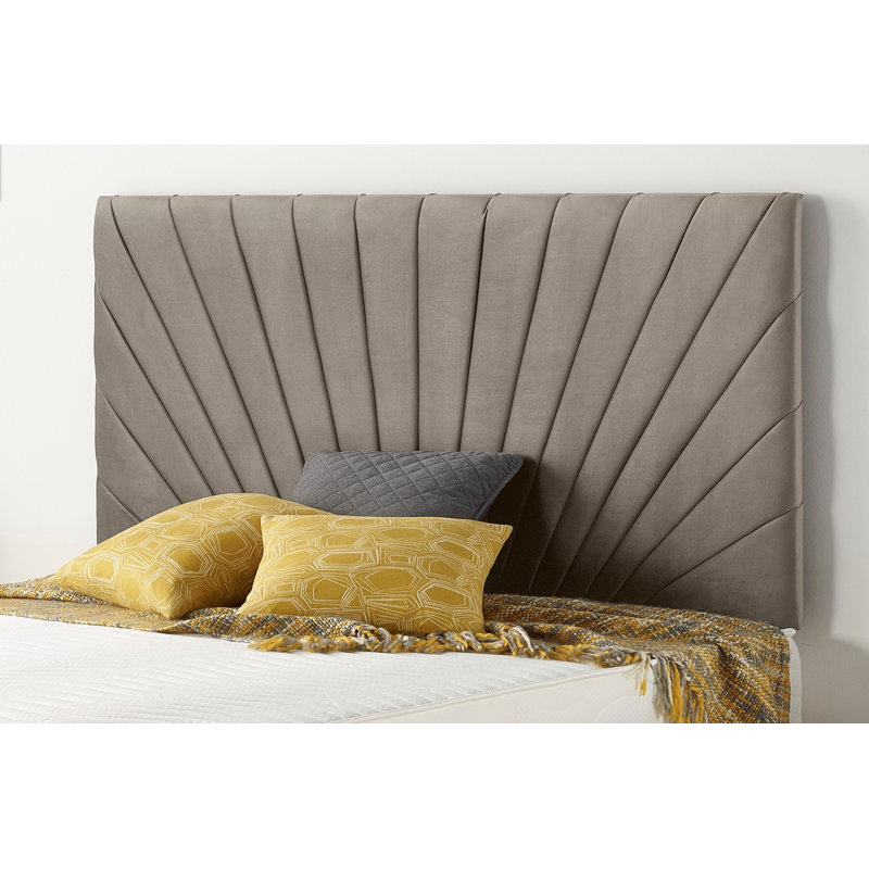 SantaFe Tweed Fabric Divan Bed Base and Headboard with Optional Drawers, Coffee, Single (3'), 2 Drawers