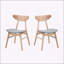 Ensemble de 2 chaises de salle à manger en bois-61613077-61613086