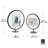 Infinity Round Photo Display, Floating Picture Frame for Desk or Wall-41688221-41688224